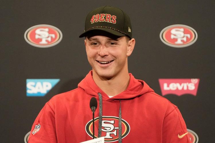 49ers QB Brock Purdy adjusts to start of training camp without coach Kyle Shanahan