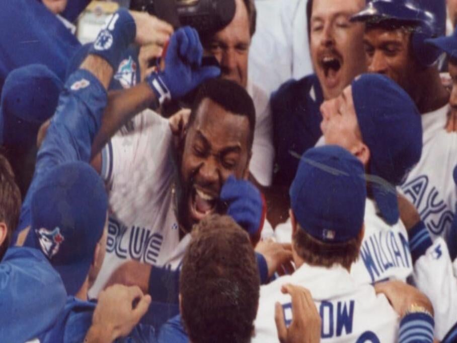 Touch 'em All' Joe Carter ~ 1993  Blue jays baseball, Blue jays world  series, Blue jays