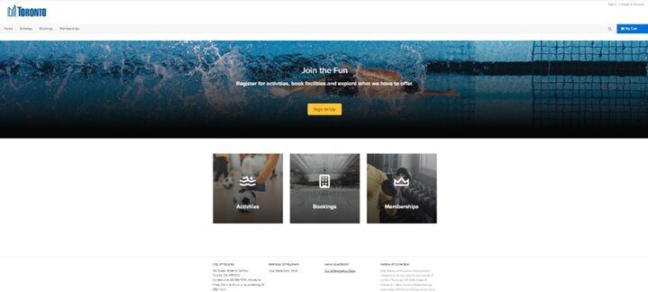 Toronto Fun Guide. Log In Revamped site for Toronto recreation programs goes live