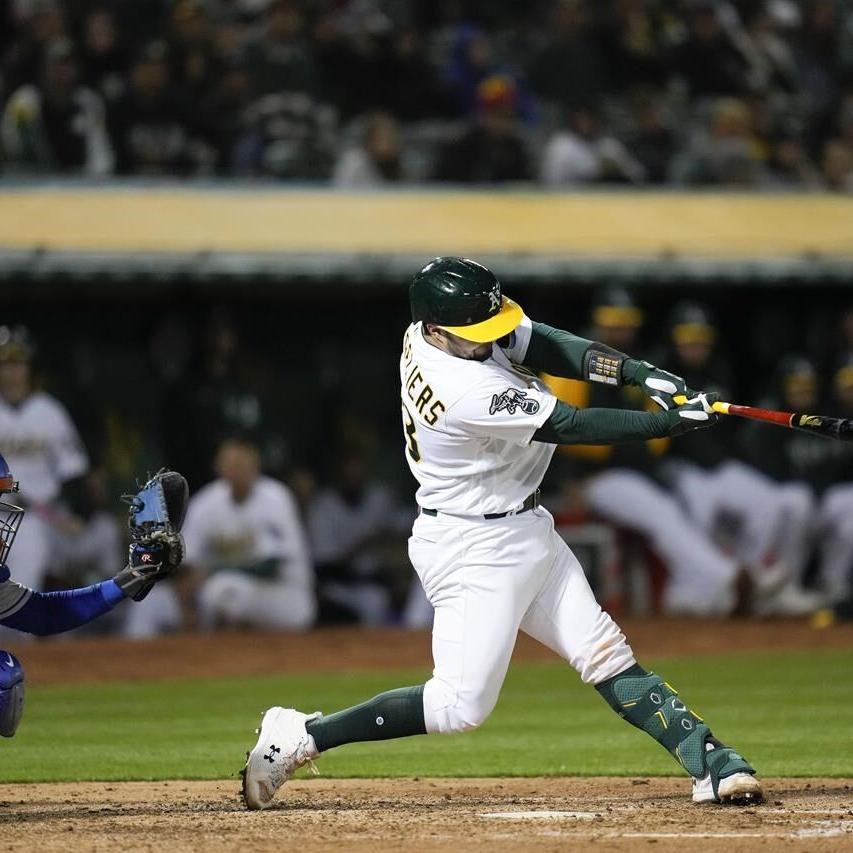 Lindor hits grand slam, drives in 7 as Mets beat A's 17-6 - The San Diego  Union-Tribune