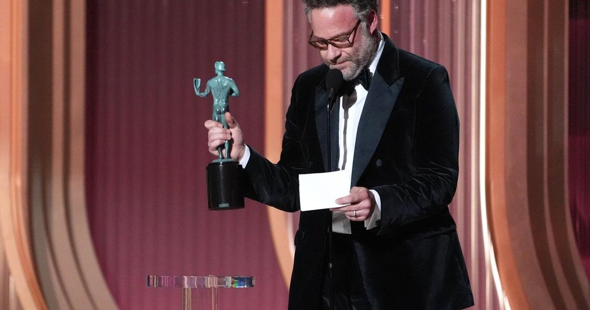 Seth Rogen pays tribute to Catherine O'Hara at Actor Awards ...