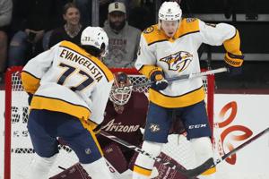 Keller scores twice as Coyotes break two-game skid with 3-2 victory over Predators