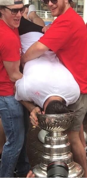 The Capitals started the Stanley Cup keg stand tradition. It's likely to  end with them too.