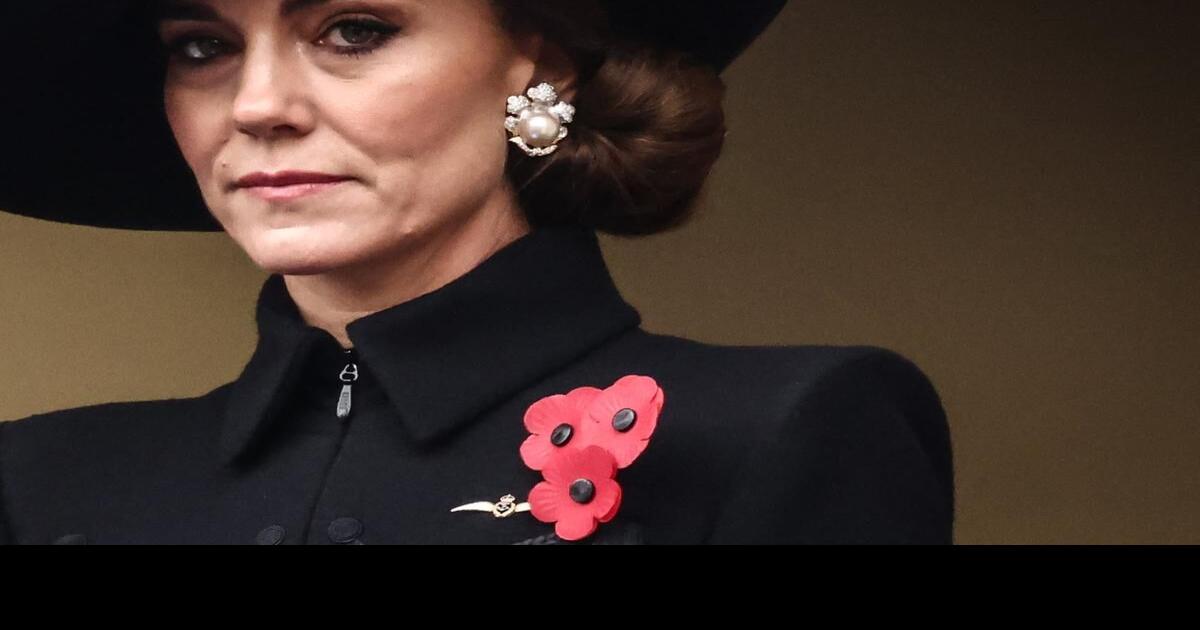 Kate Middleton's age was the focus of Remembrance Day photos