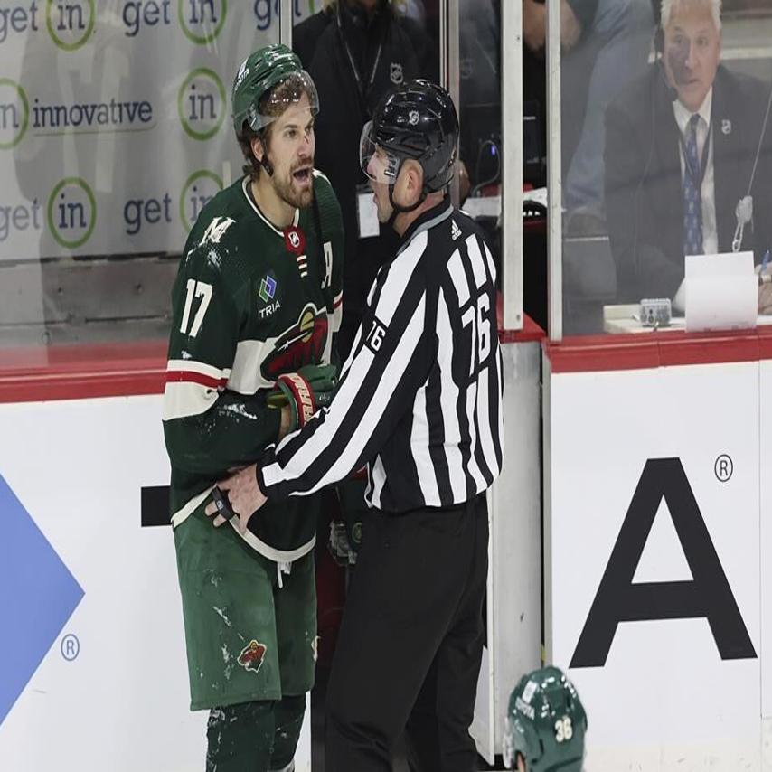 Marcus Foligno kicked out of Game 5, Wild on brink of elimination
