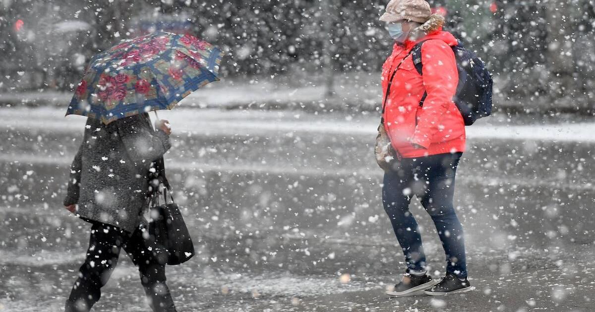 Early season snowfall expected Sunday