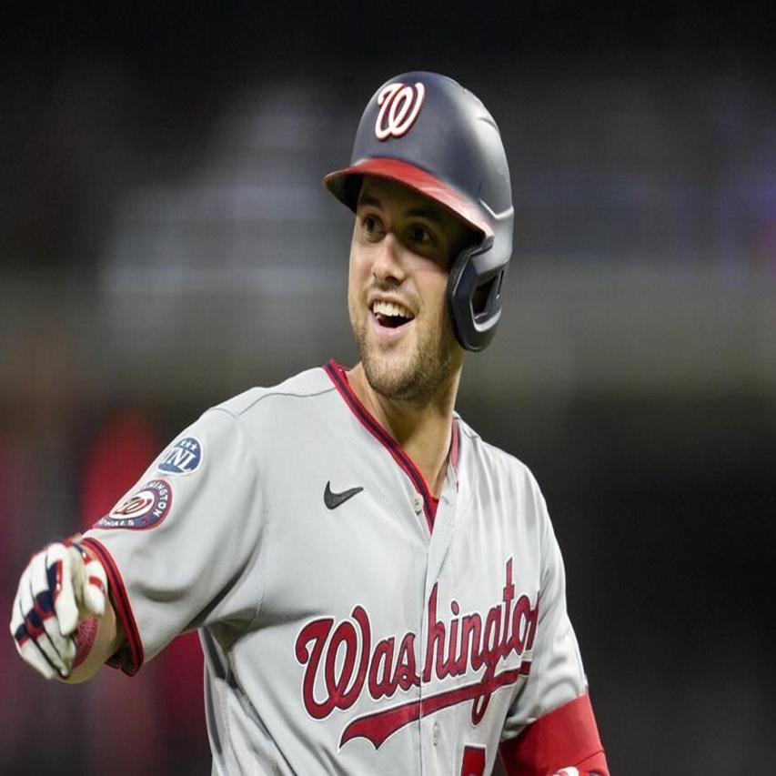 Houston, United States. 18th Apr, 2023. Toronto Blue Jays left fielder Daulton  Varsho (25) bats in the top of the eighth inning during the MLB game  between the Toronto Blue Jays and