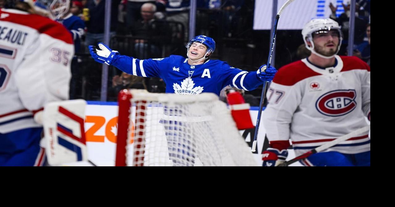 Marner extends point streak to eight games, Maple Leafs heap more misery on Canadiens