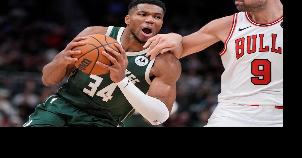 Antetokounmpo scores 41 points as Bucks beat Bulls 122-106 for 4th win in 5 games