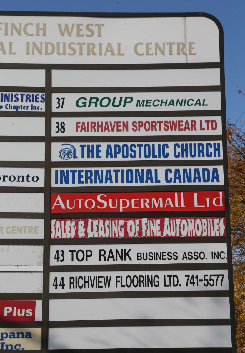 Churches in Toronto industrial areas face zoning threat