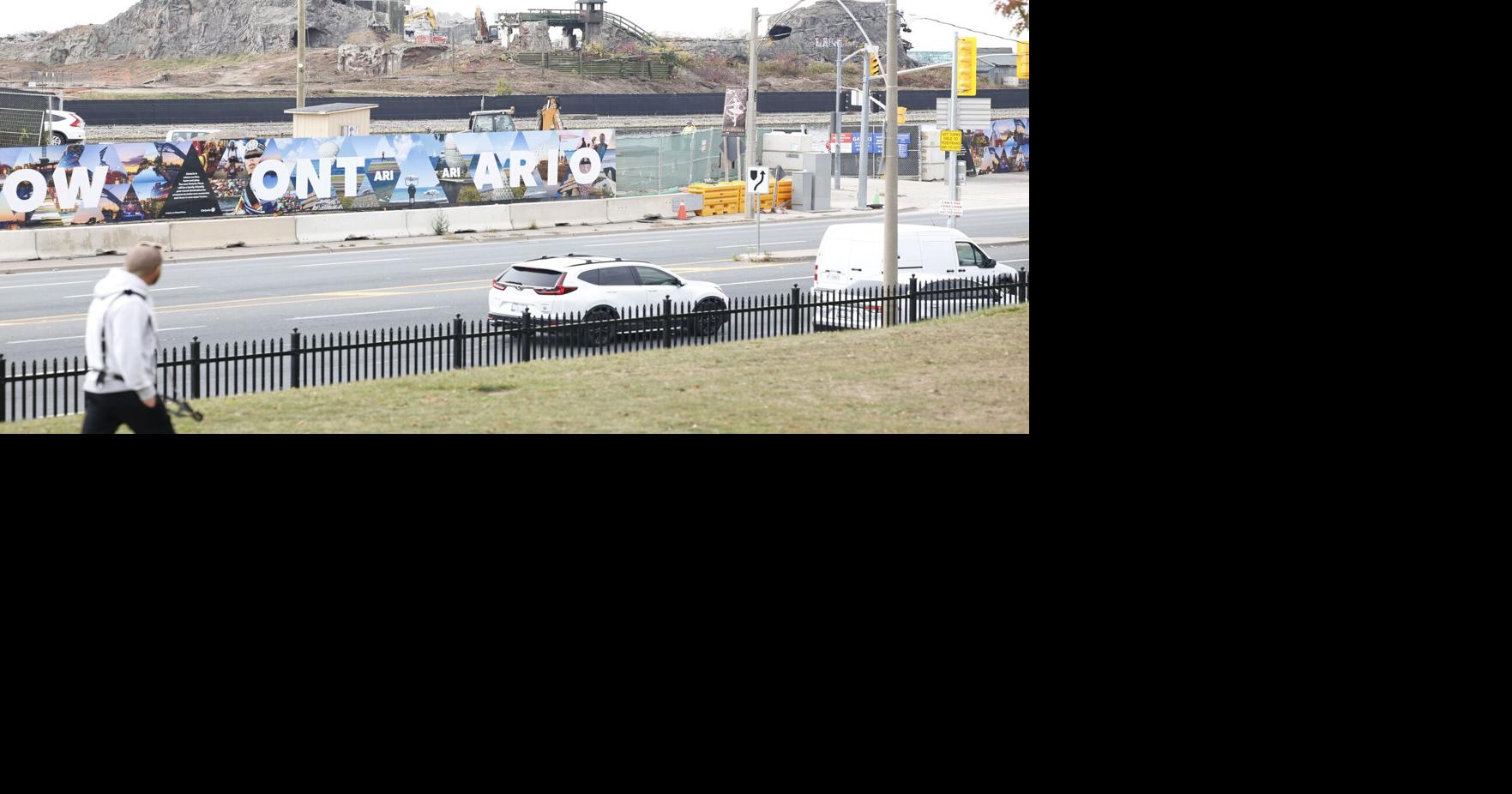 Lake Shore Boulevard limited to one lane in each direction near Ontario Place until Dec. 1