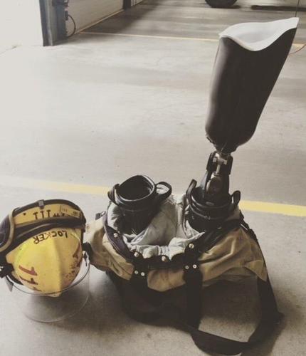 He battled back from the brink of death. Now he’s back fighting fires