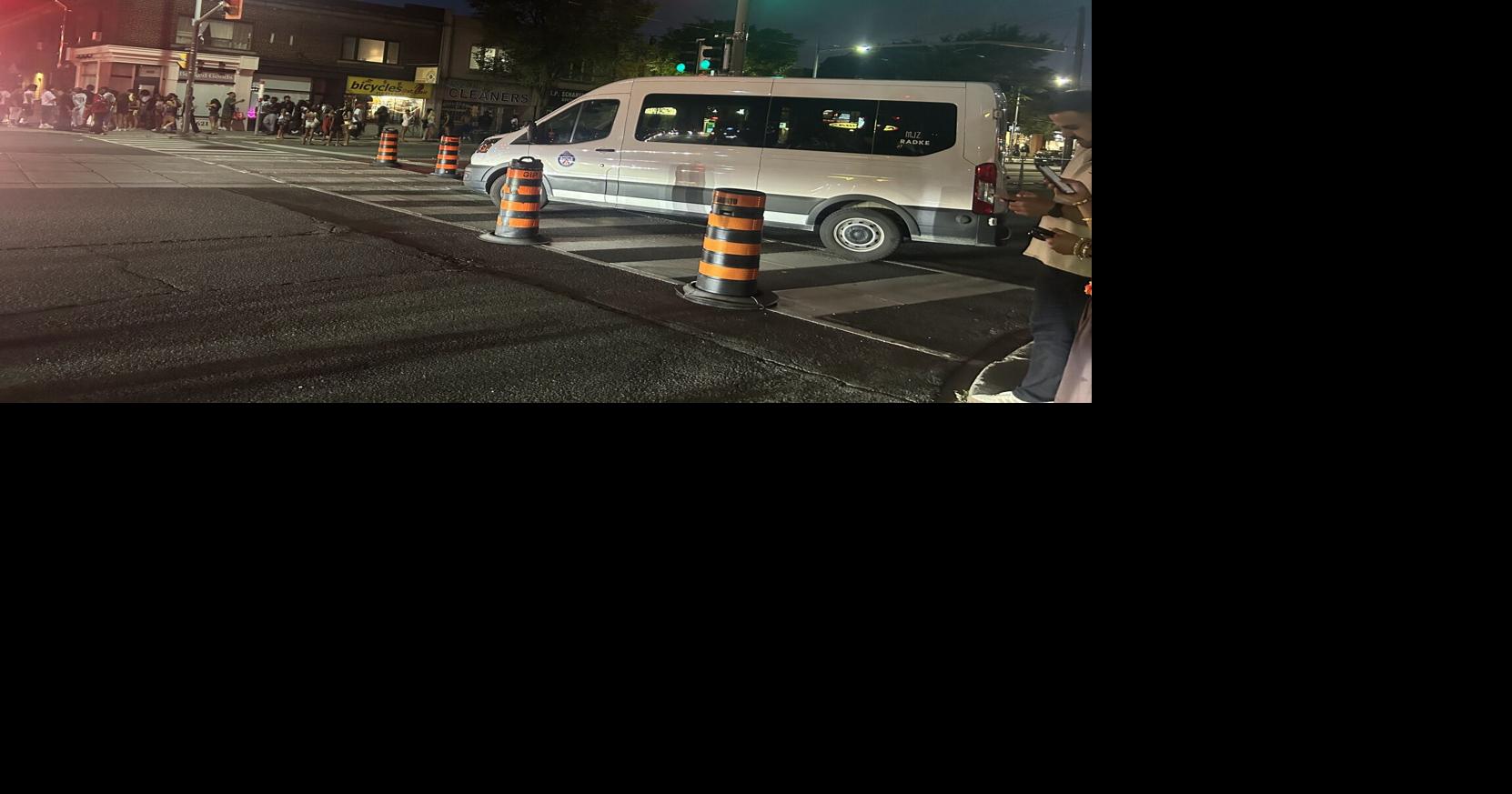 St. Clair W is blocked off between Wychwood Ave and Christie St
