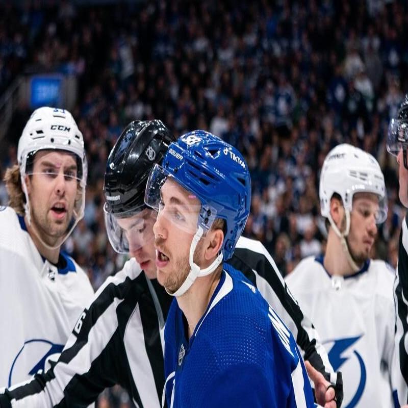 Leafs' Michael Bunting ejected in Game 1 against Lightning