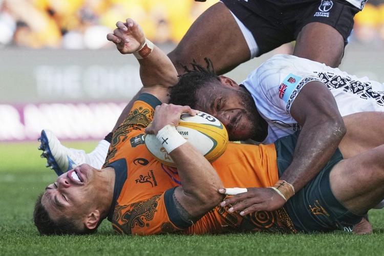 Lolesio's surgery 'successful' after unspecified injury in Wallabies win over Fiji