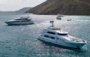 Canadian rescued after yacht found submerged in remote part of Indian Ocean