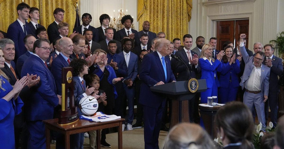 Trump hosts NCAA basketball champion Florida Gators at the White House