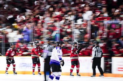 Clark scores OT winner as Charge edge Frost 2-1 in final series opener