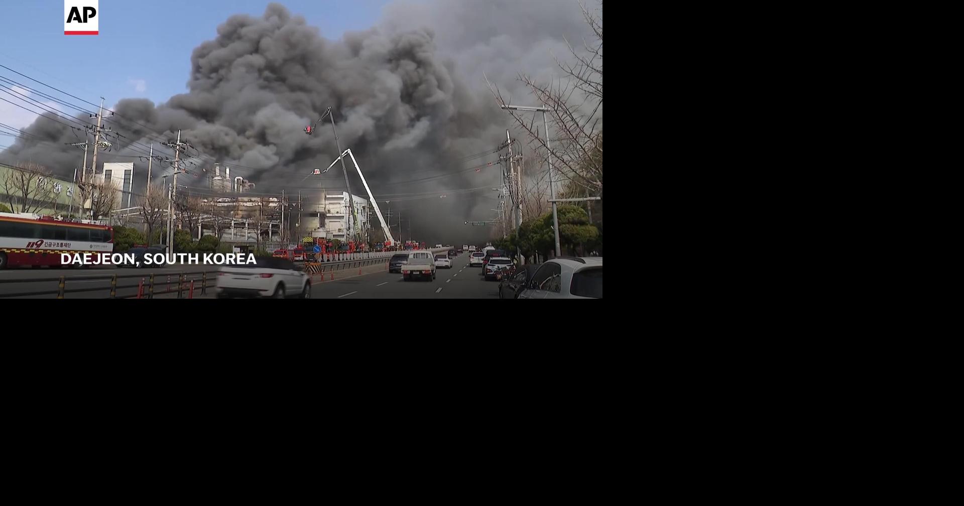 Officials say at least 10 people were killed in a South Korean factory fire