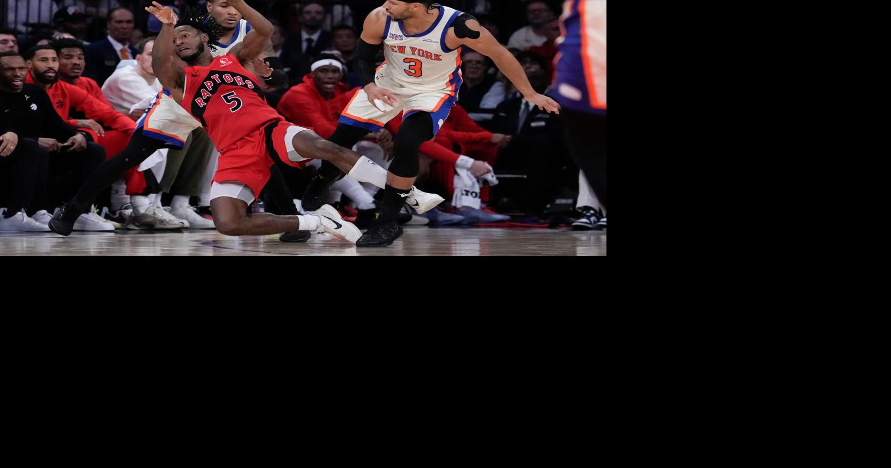 Raptors Knicks Basketball