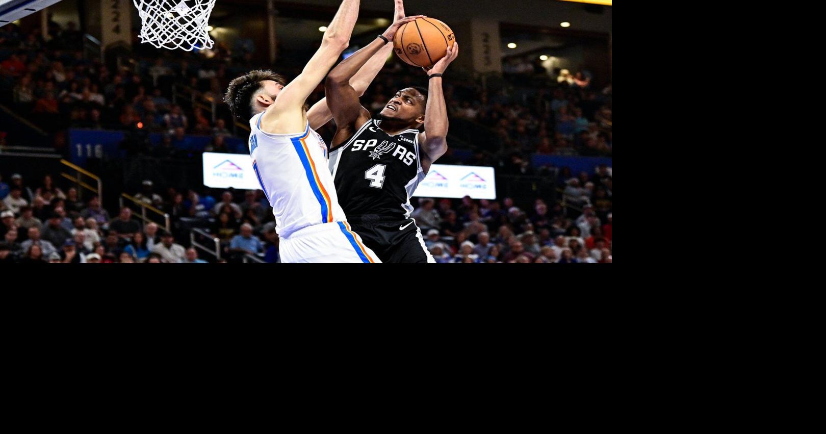 Spurs beat Thunder 117-102 for 3rd win over defending NBA champs in 2 weeks