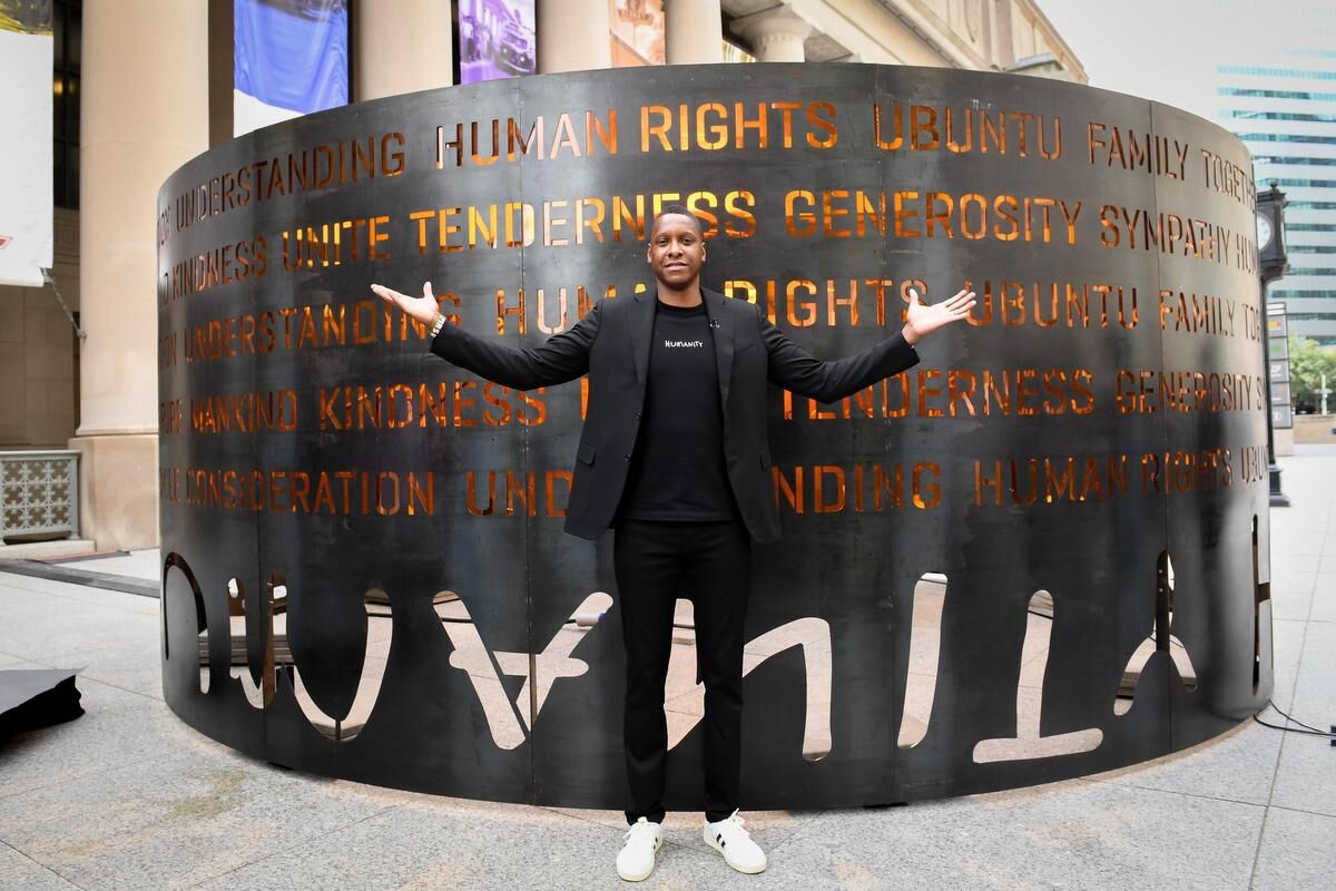 Watch: Masai Ujiri Gets Emotional While Unveiling ‘Humanity’ Art ...