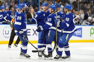 Raddysh, Gourde and Kucherov help surging Lightning beat Jets 4-1