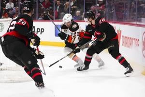 McTavish scores twice as Ducks snap Senators' four-game winning streak