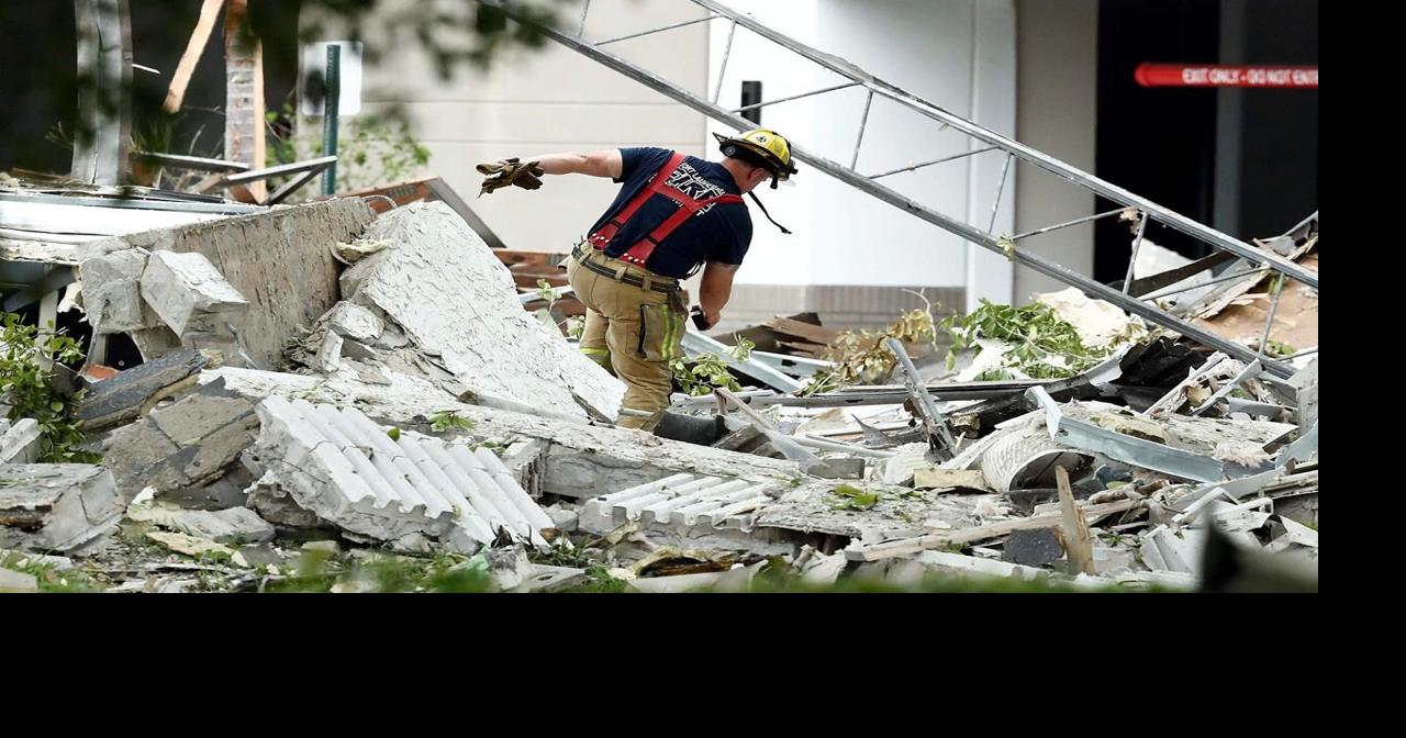 Demolition begins at site of shopping centre explosion