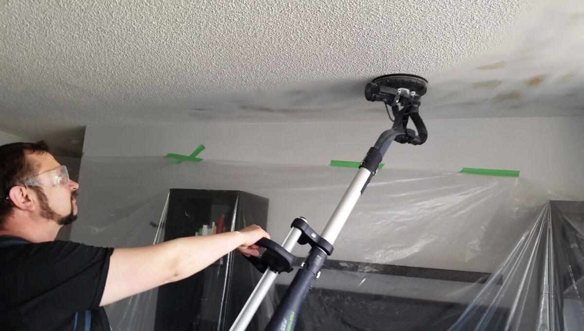 Popcorn Ceilings Get A New Smooth Surface