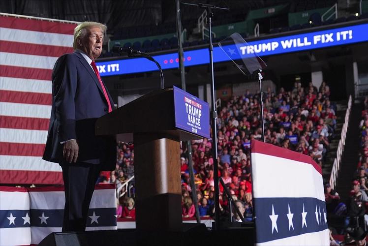 Trump Rally Seating Empty seats become a more common sight at Trump's final rallies