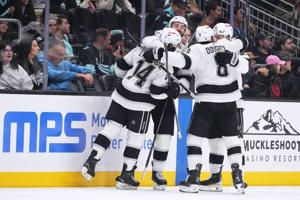 Quinton Byfield scores twice and Kings secure playoff spot with 5-3 win over Kraken