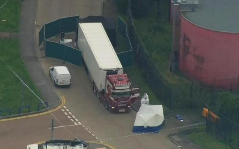 The Latest Truck with 39 dead came to England from Belgium