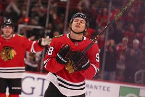 Taylor Hall's fifth career hat trick leads Blackhawks over Stars 6-2