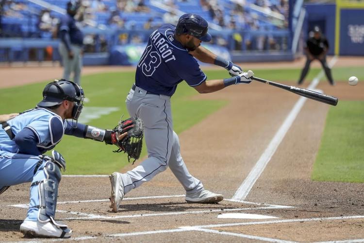Rays Rally Rays rally with 5 walks in 9th, top Jays for 10th win in row