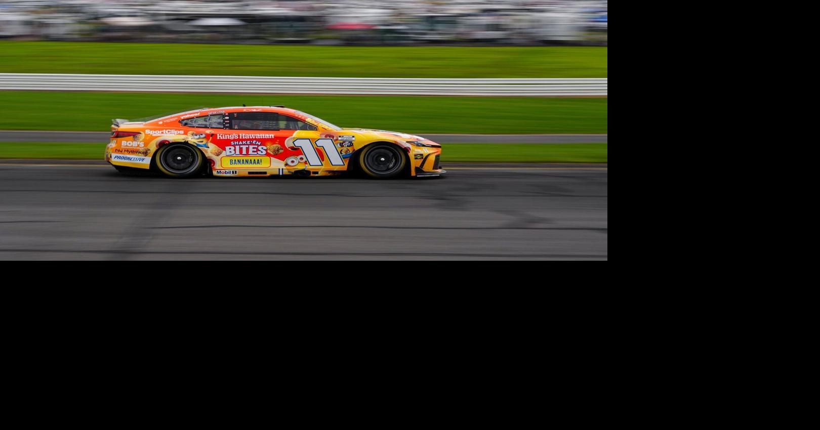Denny Hamlin wins the NASCAR Cup race at Pocono for his ...
