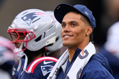 Pats cornerback Christian Gonzalez back at practice from hamstring injury; game status still unclear
