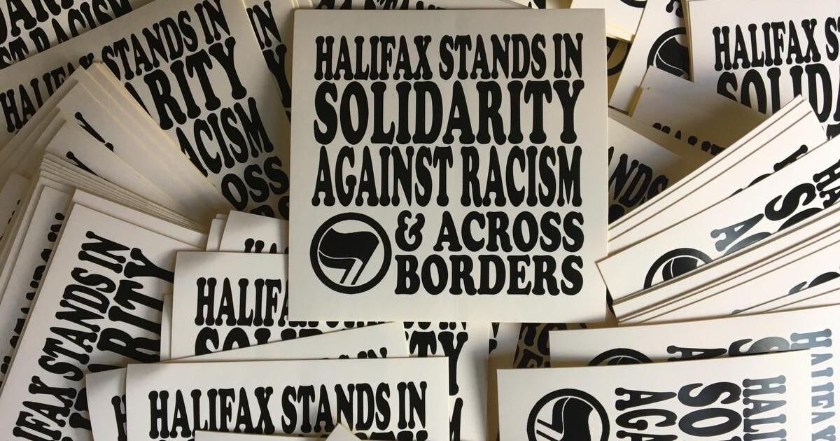 Halifax group combating hate with pro-immigration, anti-racist sticker ...