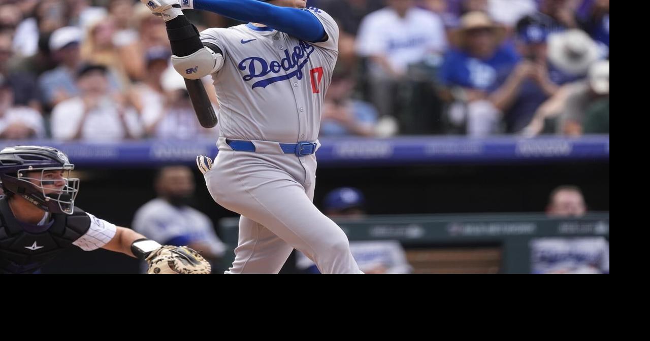 Shohei Ohtani falls short of Triple Crown as Dodgers edge Rockies 2-1