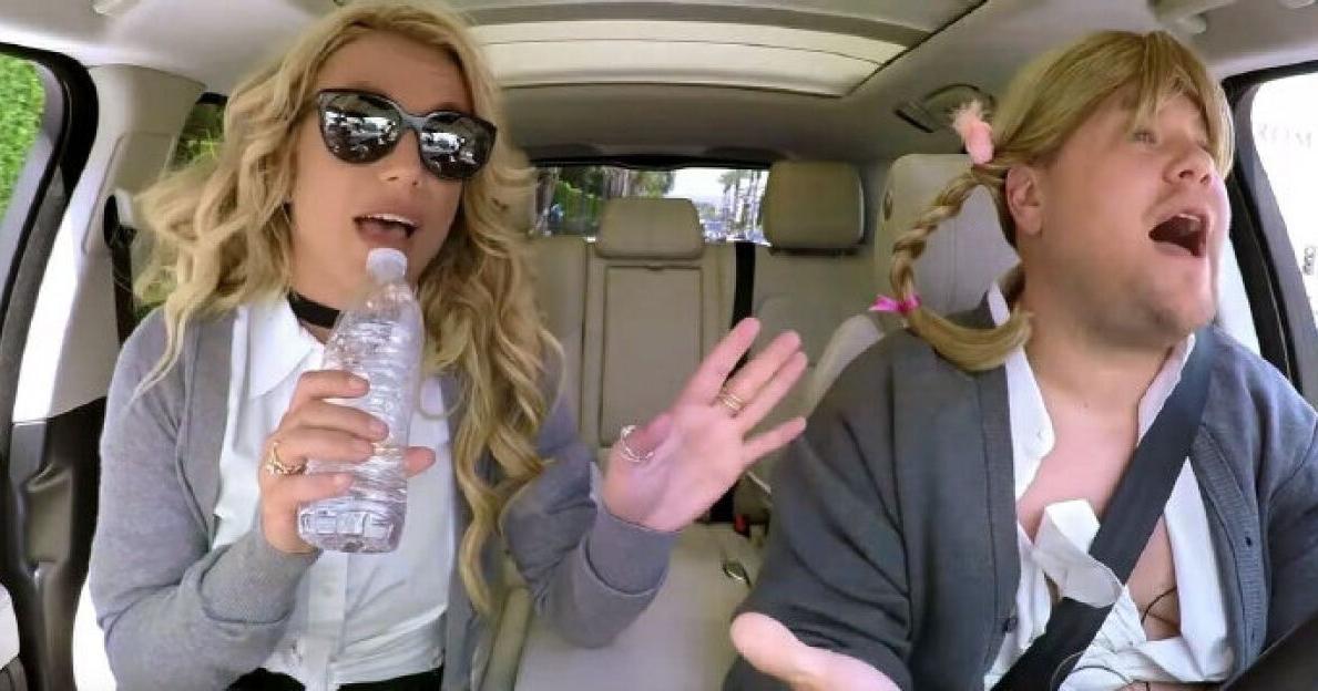 Britney Spears and James Corden channel ‘Baby One More Time’ in Carpool
