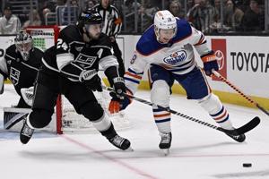 Byfield scores twice, Kings drill Oilers 4-0 in Hiller's coaching debut
