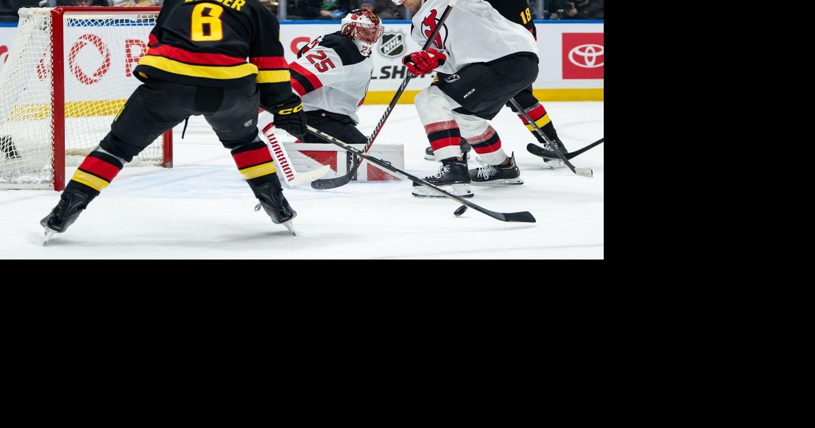 New Jersey Devils capture 5-4 road victory over the Vancouver Canucks