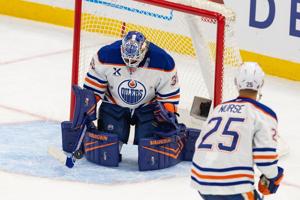 Oilers give Tristan Jarry playoff start in Game 4 of series against Ducks