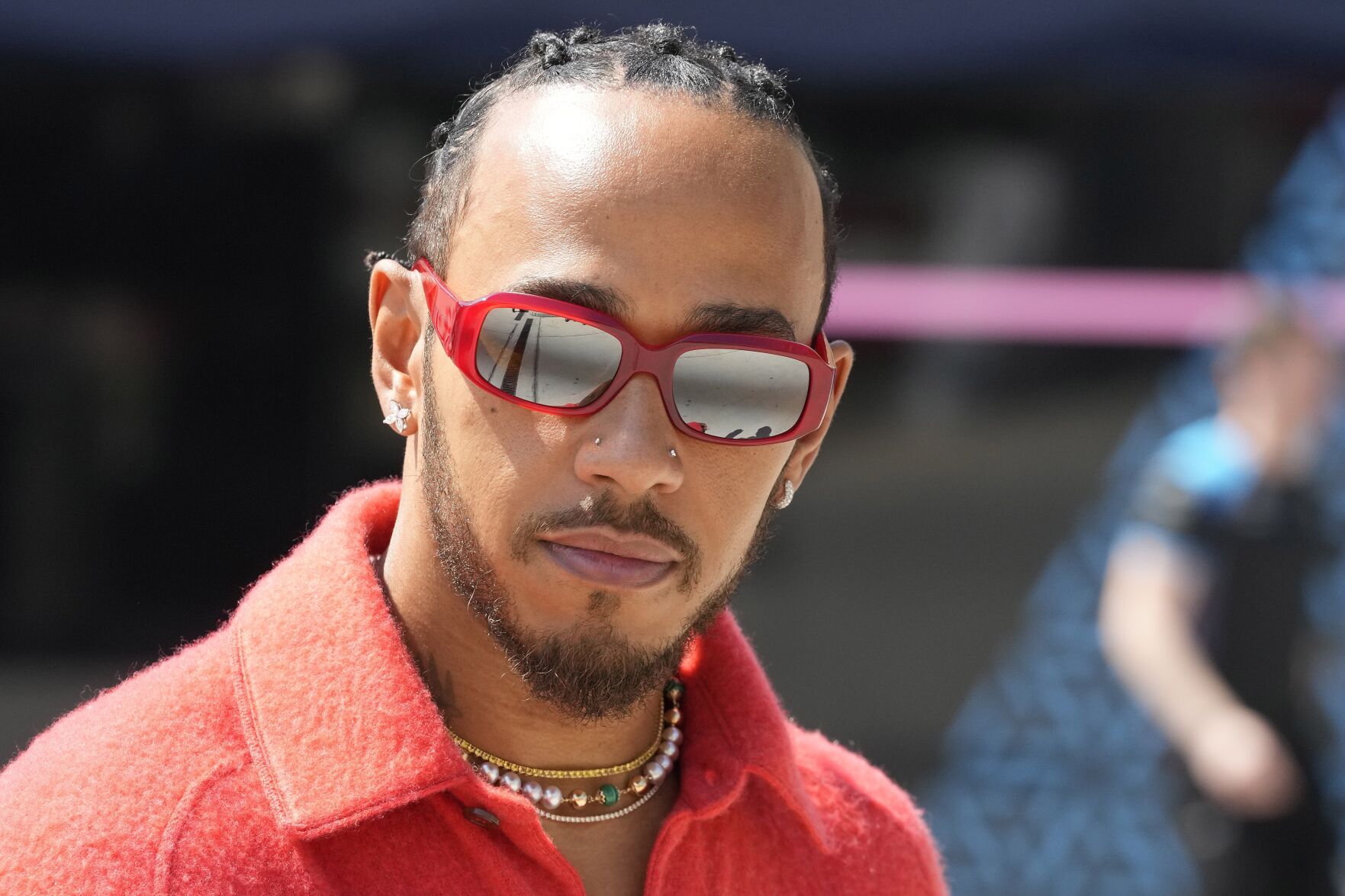 Get the Look: Lewis Hamilton Wearing Thom Browne TB807 Sunglasses –  Designer Eyes