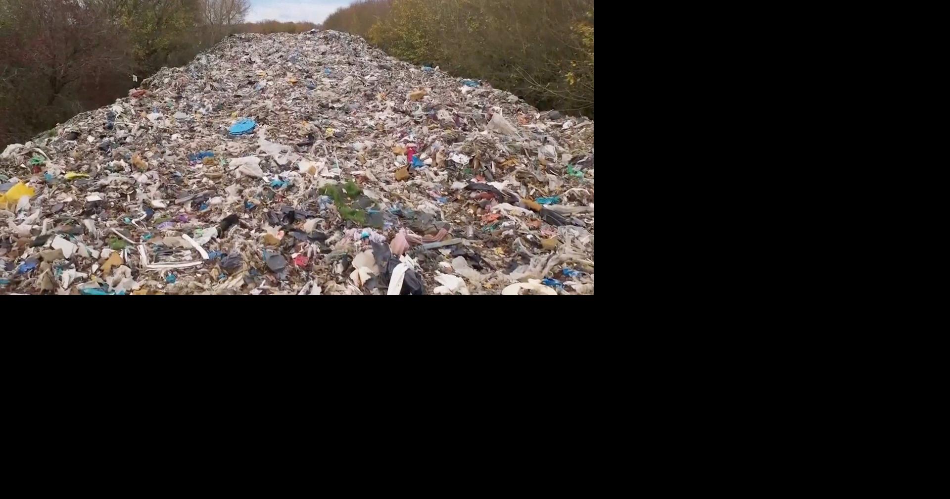 Illegal Dumpers Pile Hundreds of Tonnes of Trash in Field Beside Oxford River, Visible From Space