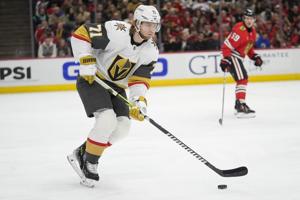Golden Knights center William Karlsson is week-to-week with lower-body injury