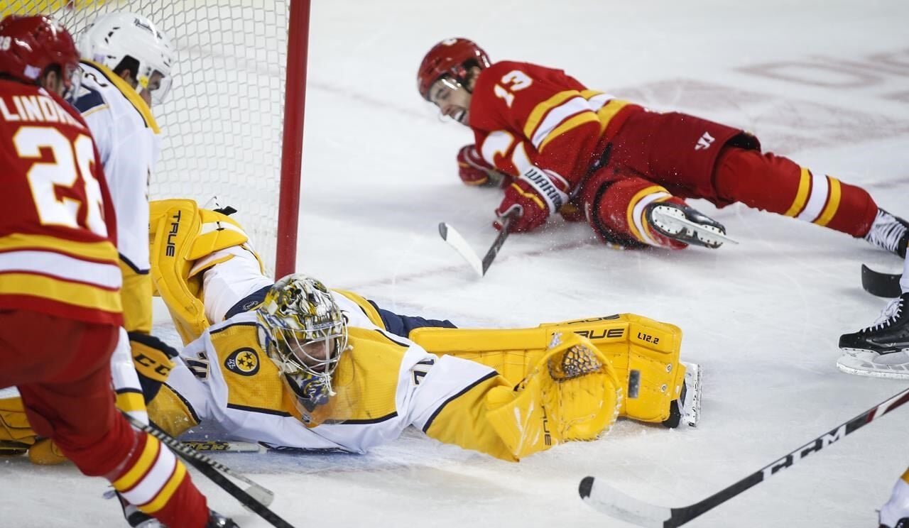 Duchene Scores OT Winner For Predators In 3-2 Win Over Flames