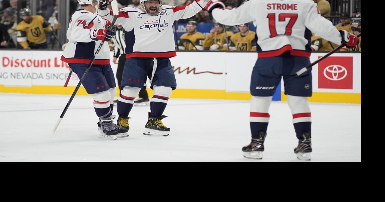 Ovechkin's hat trick and Thompson's 40 saves lead Capitals to 5-2 win over Golden Knights