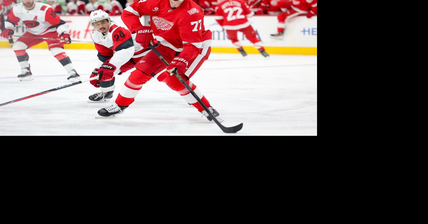 Copp scores in OT, lifts Red Wings to 4-3 win over Hurricanes after retiring Sergei Fedorov’s jersey