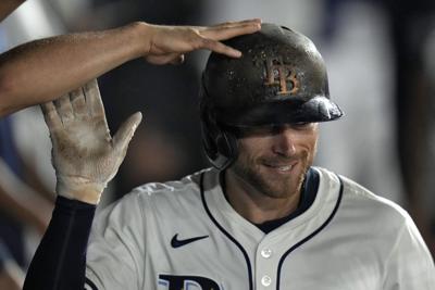 Lowe hits 30th homer as Rays beat Red Sox 7-3 to finish 41-40 at Steinbrenner Field